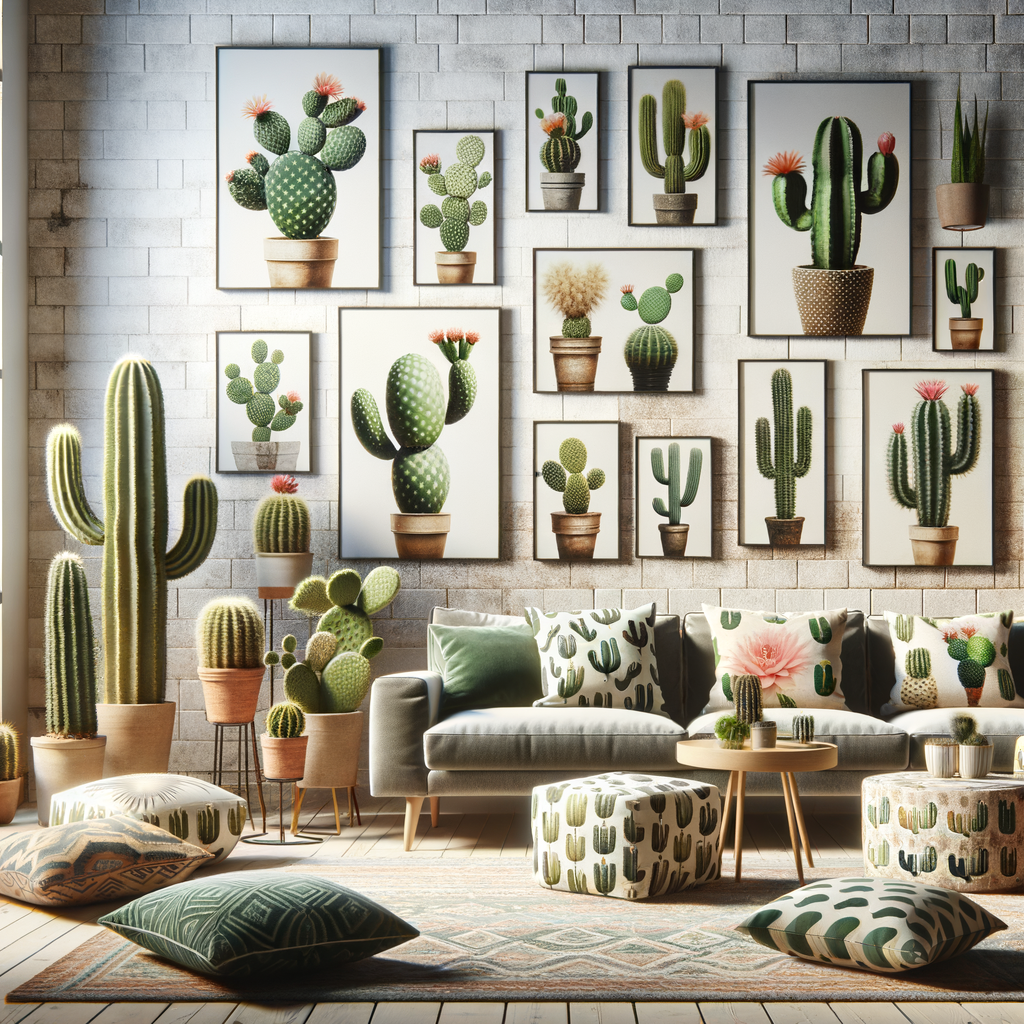 Cactus-themed interior design showcasing cactus room decor ideas, tips for a cactus-themed room, and cactus decor inspiration for creating a cactus-inspired room design.
