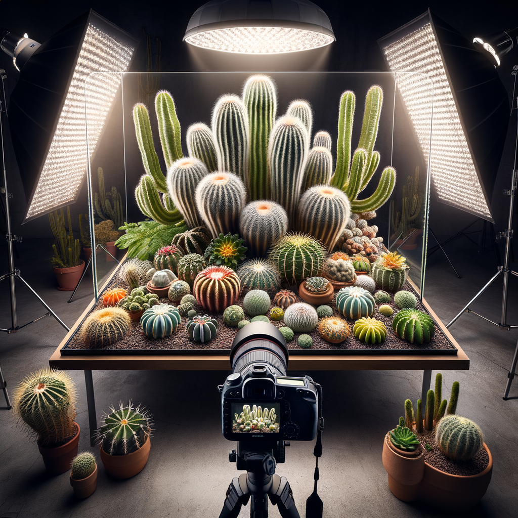 Indoor cactus photography showcasing home photography tips and techniques for capturing cactus beauty, providing inspiration for cactus photography ideas and succulent photography tips.