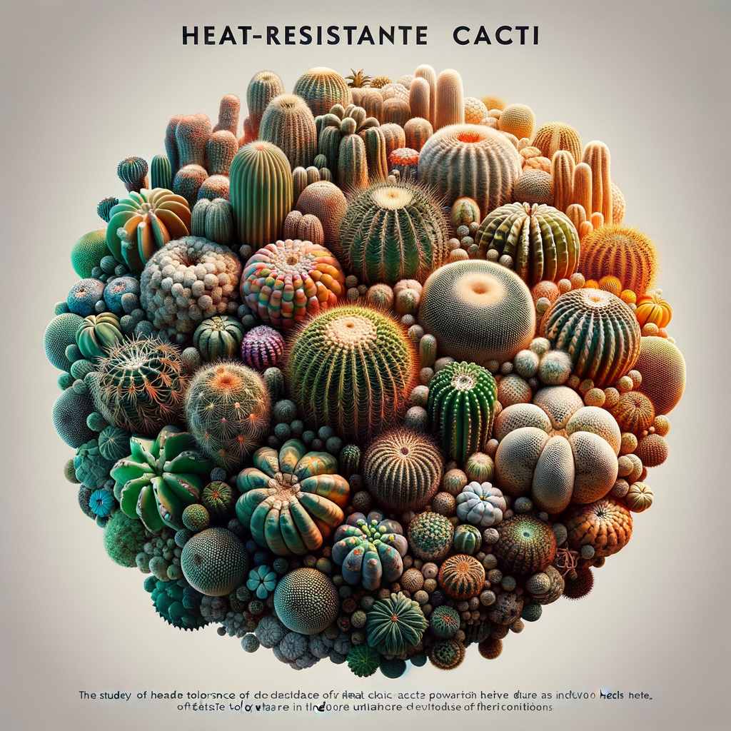 Collection of heat-resistant cacti demonstrating their resilience in a home setting, perfect visual guide for understanding cacti heat tolerance and indoor cacti growing tips.