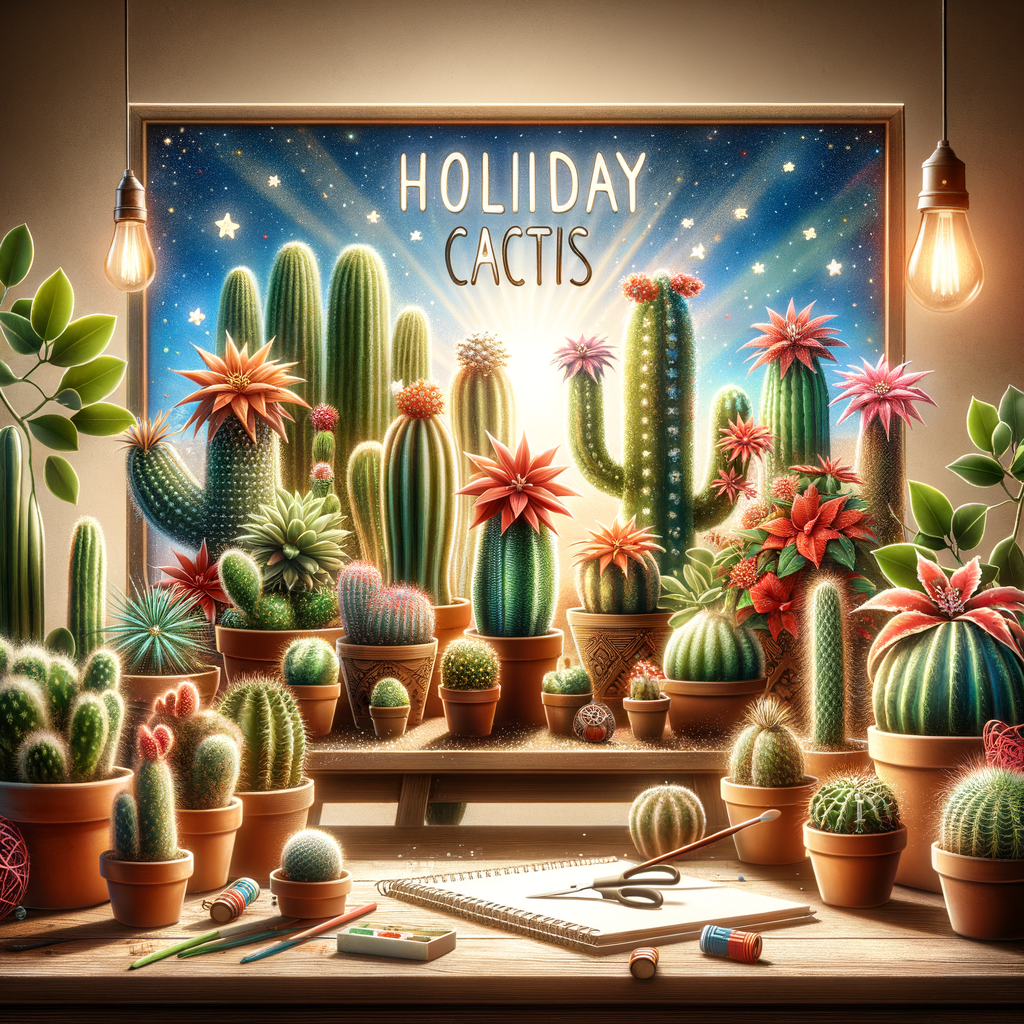 Vibrant collection of thriving holiday cacti varieties at home, demonstrating effective indoor cacti care and maintenance for seasonal varieties.