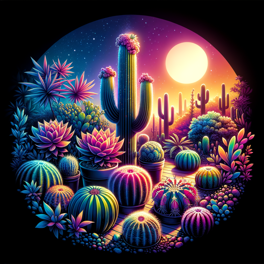 Vibrant cacti garden showcasing diverse species, illustrating cacti gardening tips and common misconceptions about cacti care and maintenance for a deeper understanding of cacti in gardening.
